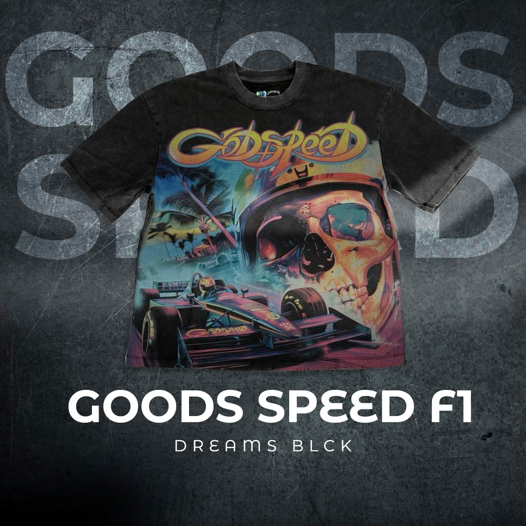 Godspeed F1 Dreams Tee – Vintage Black