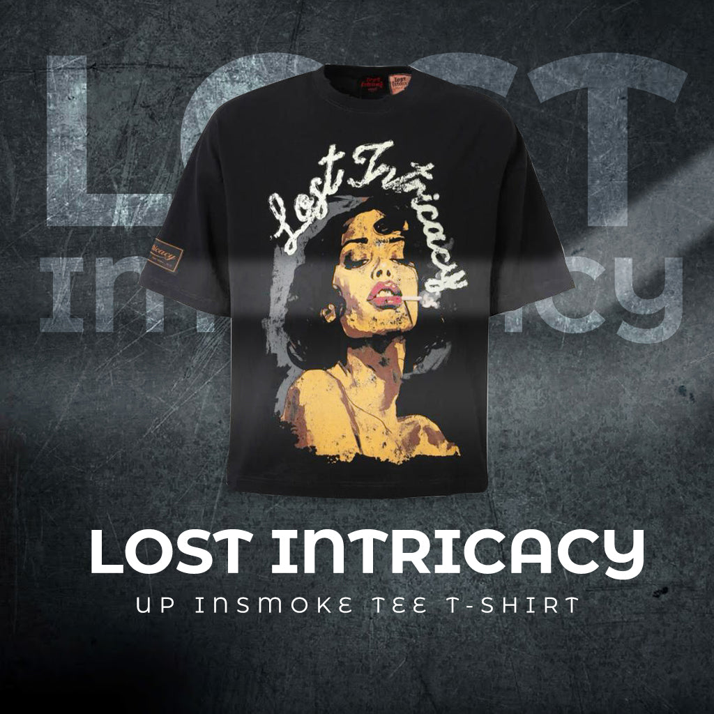 Lost Intricacy Up In Smoke Tee – Vintage Black