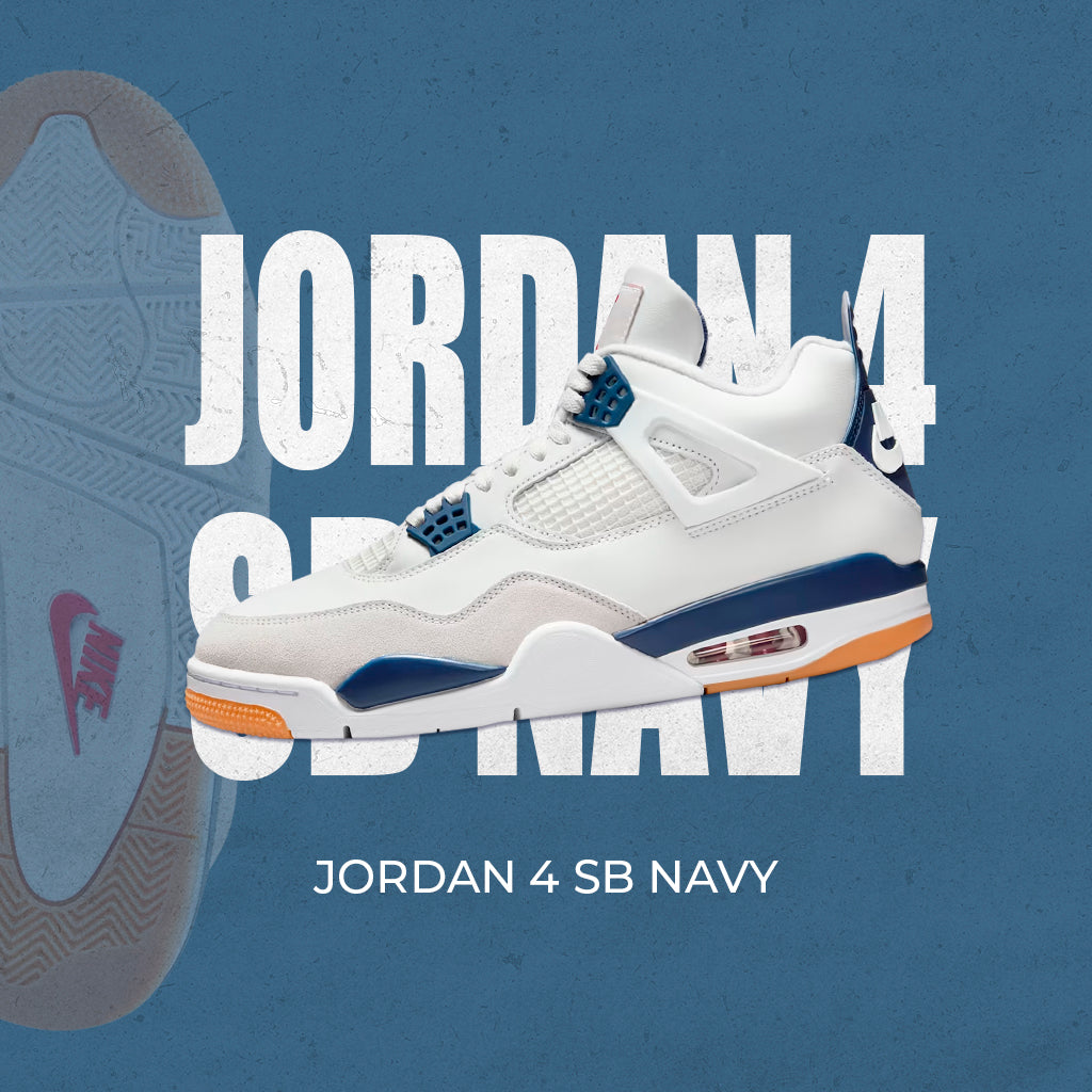 Nike SB x Air Jordan 4 Retro "Navy" – Skate & Court