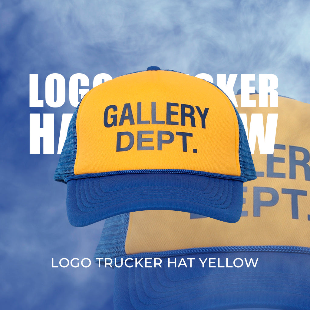 Gallery Dept. Logo Trucker Hat – Yellow / Blue