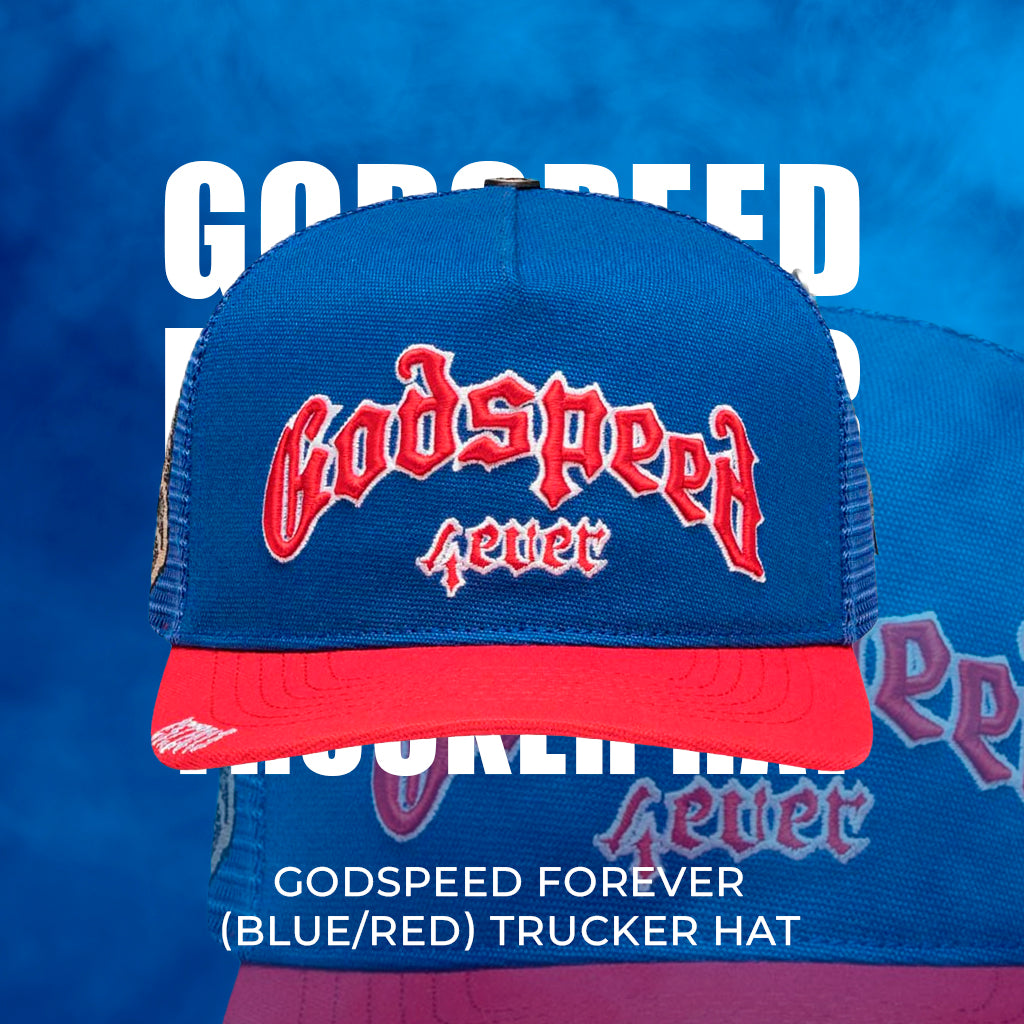 Godspeed Forever Trucker – Racing Blue / Red